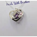 Shooting Star Heart Cage Pendant