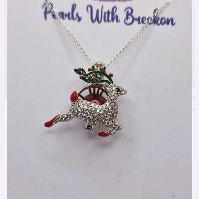 Reindeer's Magic Cage Pendant