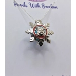 Santa's Snowflake Cage Pendant