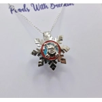 Santa's Snowflake Cage Pendant