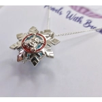 Santa's Snowflake Cage Pendant