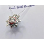 Santa's Snowflake Cage Pendant