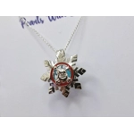Santa's Snowflake Cage Pendant