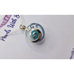 Blue Wave Cage Pendant