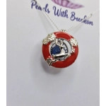 Red Leap Cage Pendant