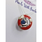 Red Leap Cage Pendant