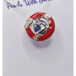 Red Leap Cage Pendant