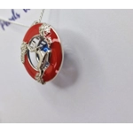 Red Leap Cage Pendant
