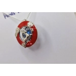 Red Leap Cage Pendant