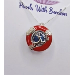 Red Leap Cage Pendant