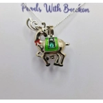 Reindeer Dance Cage Pendant