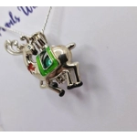 Reindeer Dance Cage Pendant
