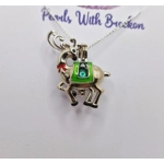 Reindeer Dance Cage Pendant