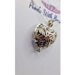 Snowflake Heart Cage Pendant