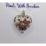 Snowflake Heart Cage Pendant