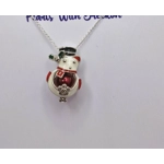 Snowman Cage Pendant
