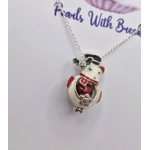 Snowman Cage Pendant