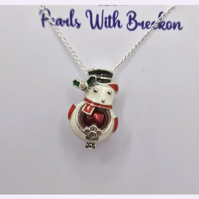 Snowman Cage Pendant