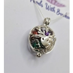 Reindeer's Merry Christmas Cage Pendant