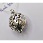 Reindeer's Merry Christmas Cage Pendant