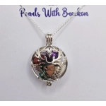 Reindeer's Merry Christmas Cage Pendant