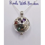 Reindeer's Merry Christmas Cage Pendant