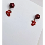 Red Stocking Earrings