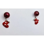 Red Stocking Earrings