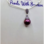 Purple Bail Pendant