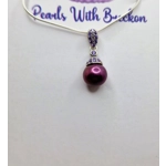 Purple Bail Pendant