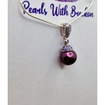 Purple Bail Pendant