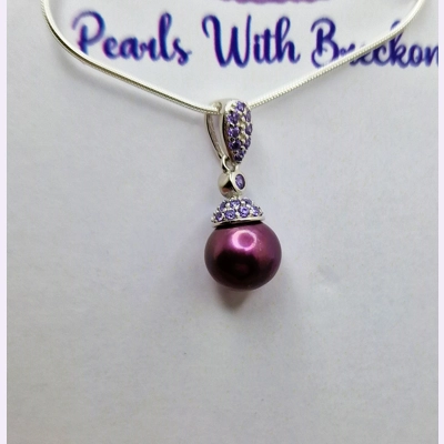 Purple Bail Pendant