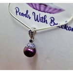 Purple Bail Pendant