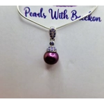 Purple Bail Pendant