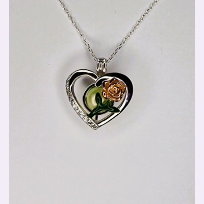 Blooming Affection Cage Pendant