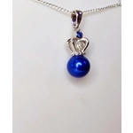 Blue Crown Pendant