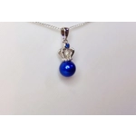 Blue Crown Pendant