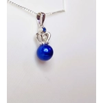 Blue Crown Pendant