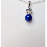 Blue Crown Pendant
