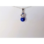 Blue Crown Pendant