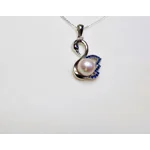 Blue Swan Pendant