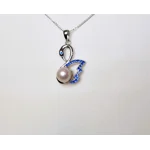 Blue Swan Pendant