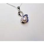 Blue Swan Pendant