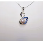 Blue Swan Pendant