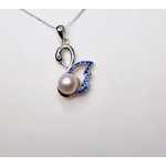 Blue Swan Pendant