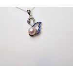 Blue Swan Pendant
