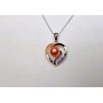 Colour Splash Heart Pendant