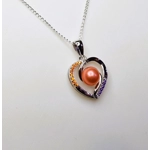 Colour Splash Heart Pendant