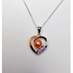 Colour Splash Heart Pendant