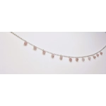 Rose Quartz Beaded Anklet